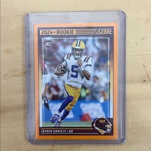 2024 Rookie Score Football Card - Orange